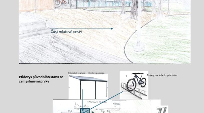 1. Revitalizace plochy před vstupem do ZŠ Chomutov, Hornická 4387