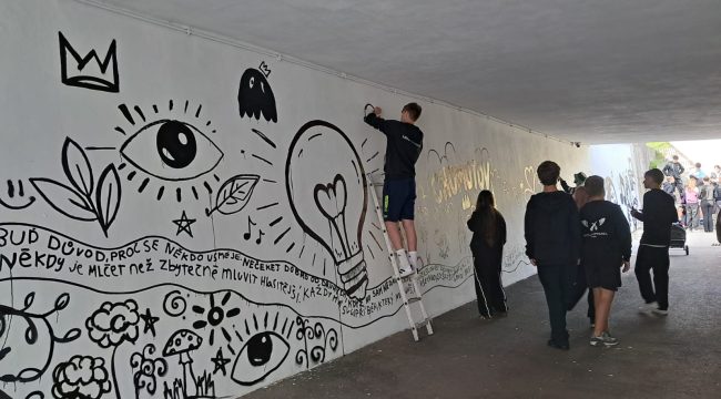 17. Zkulturnění podchodu na Zahradní
